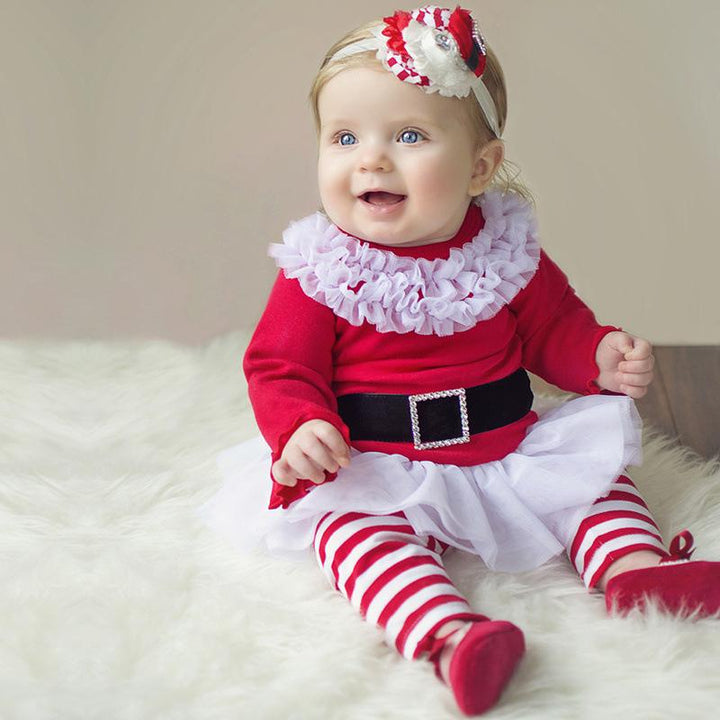 Baby Boys Girls Suits Chritmas Cute Dress or 2 Pcs Set - MomyMall Girl / Newborn