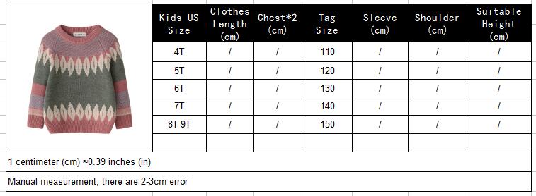 Kids Boys Long-sleeved Bottoming Geometric Pattern Fashion Sweaters - MomyMall