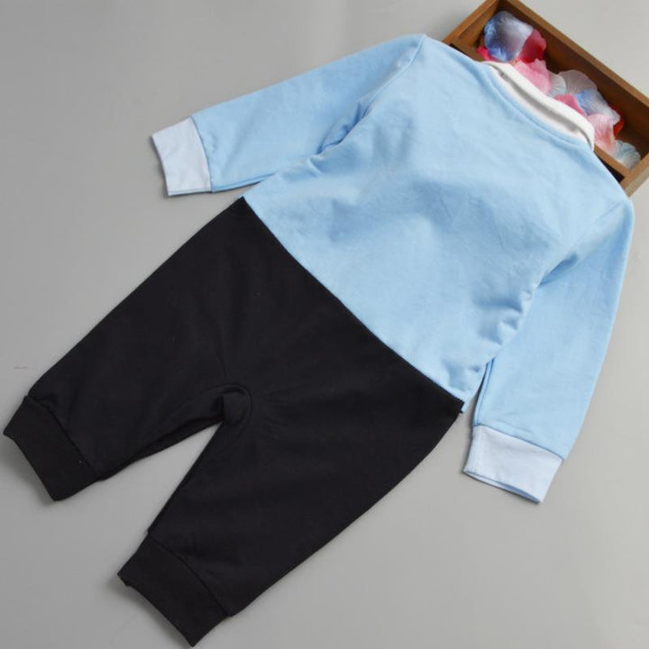 Baby Boy Gentleman Romper Bodysuit Party Suit 2 Pcs Outfit 0-24M