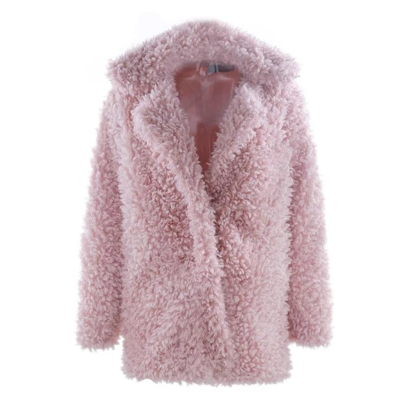 Pink Teddy Coat