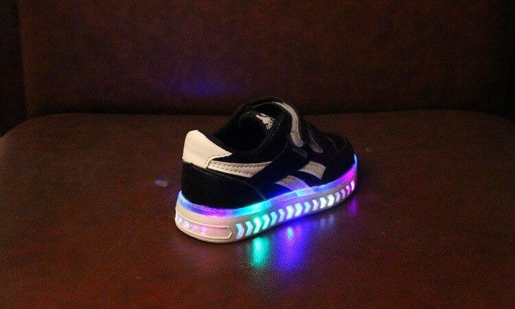 Boy Girl Casual Led Luminous Glowing Lighted Shoes - MomyMall