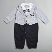 Baby Boy Gentleman Romper Bodysuit Party Suit 2 Pcs Outfit 0-24M