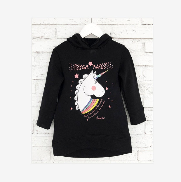 Mom Daughter Unicorn Print Sweatshirts Family Matching Tops