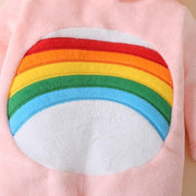 Baby Cotton Cute 3D Bear Smiley Sun Rainbow Romper 0-18M