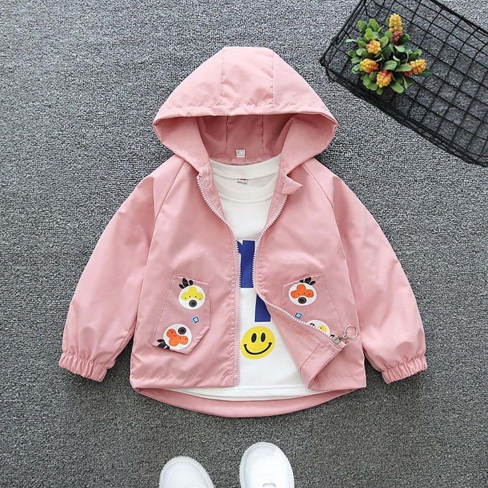 Autumn Girl Cartoon Animal Jacket Zipper Cardigan Coat