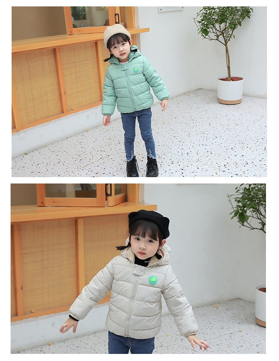 Winter Boys Girls Padded Down Jacket Outerwear Coat