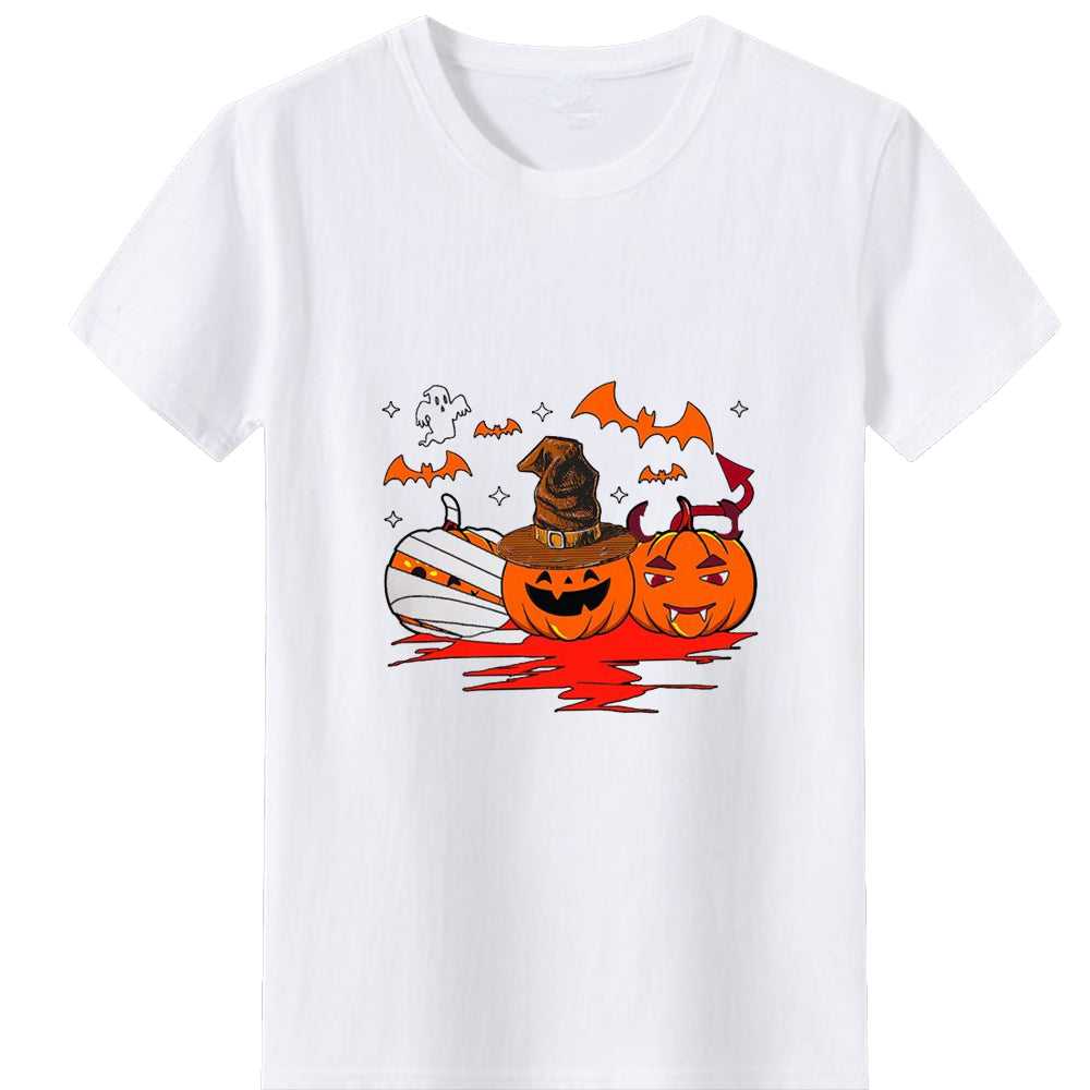 Halloween Devil Pumpkin T-shirt - MomyMall