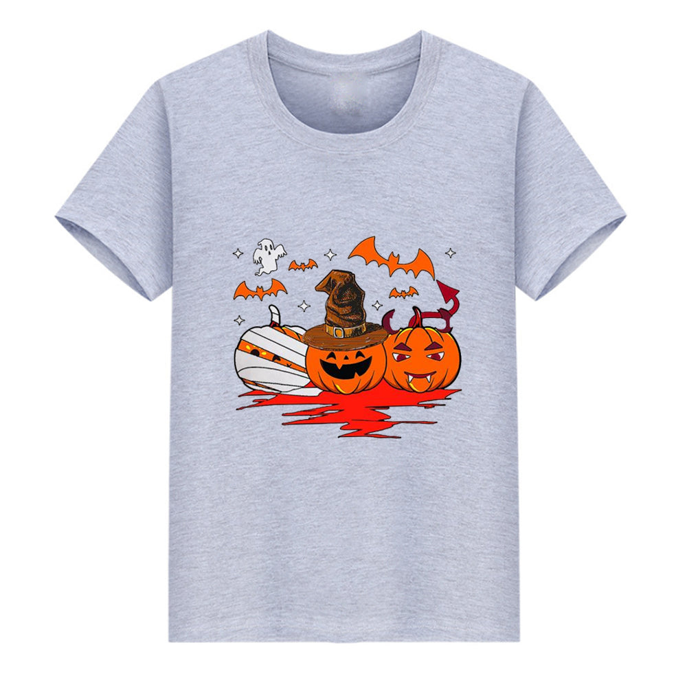 Halloween Devil Pumpkin T-shirt - MomyMall