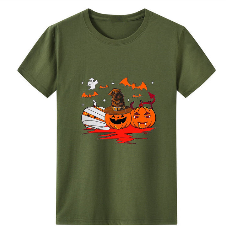 Halloween Devil Pumpkin T-shirt - MomyMall