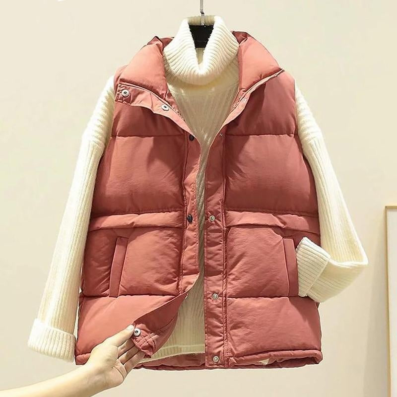 Sleeveless Puffer Vest - Bodywarmer Gilet