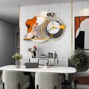 Nordic Light Luxury Net Red Clock Horloge Murale - Personnalité Moderne Creative Horloge Murale Ménage 