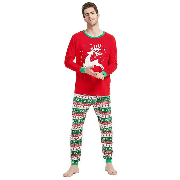 Family Matching Christmas Pajamas Adult Kids Girls Boy Sleepwear Nightwear Outfits