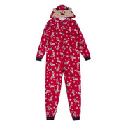 Christmas Family Matching Pajamas Hooded Jumper Sleepwear - MomyMall