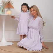 Spring Mother Daughter Dresses Fashion Family Macthing