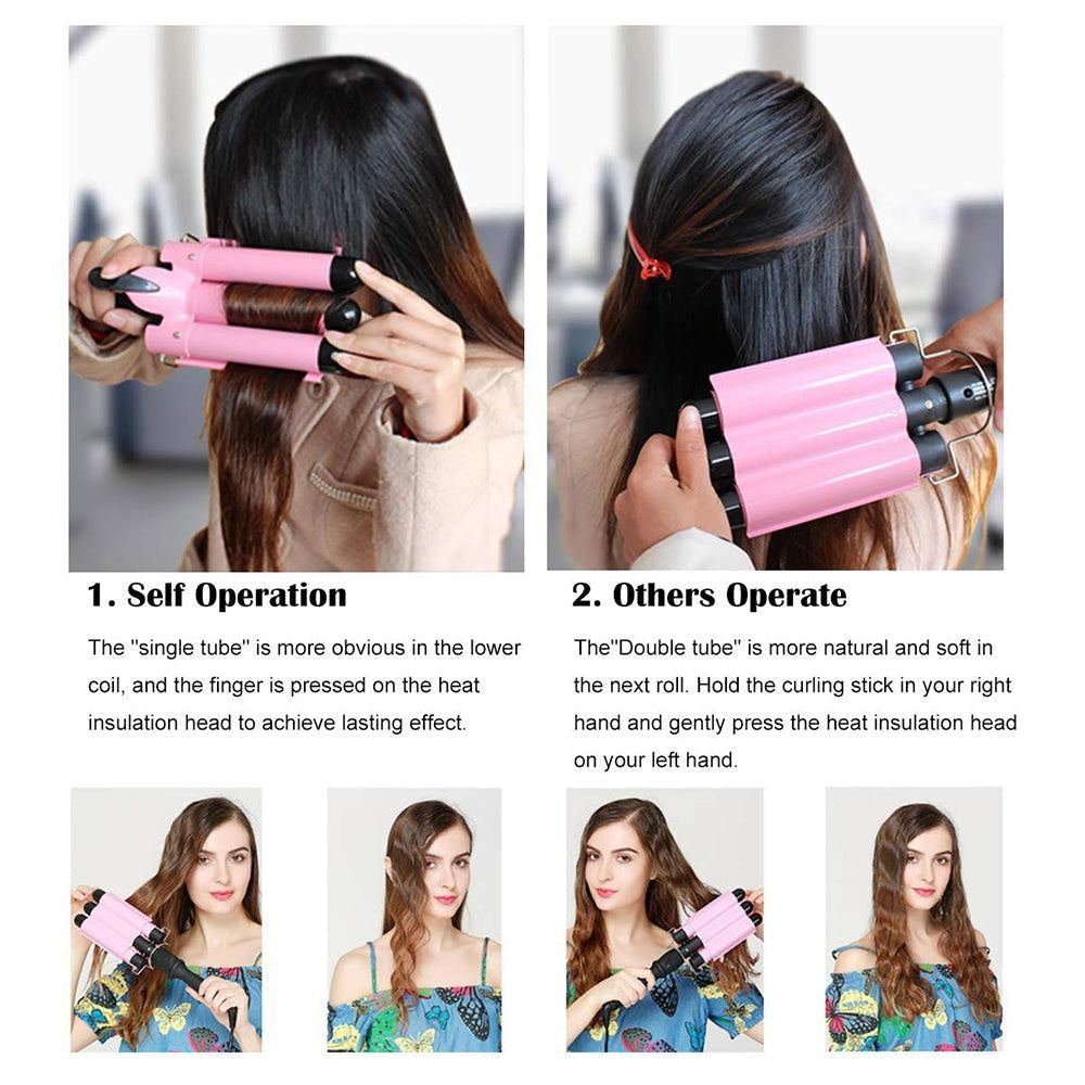 Doll Hair Triple Barrel Hair Curler - MomyMall