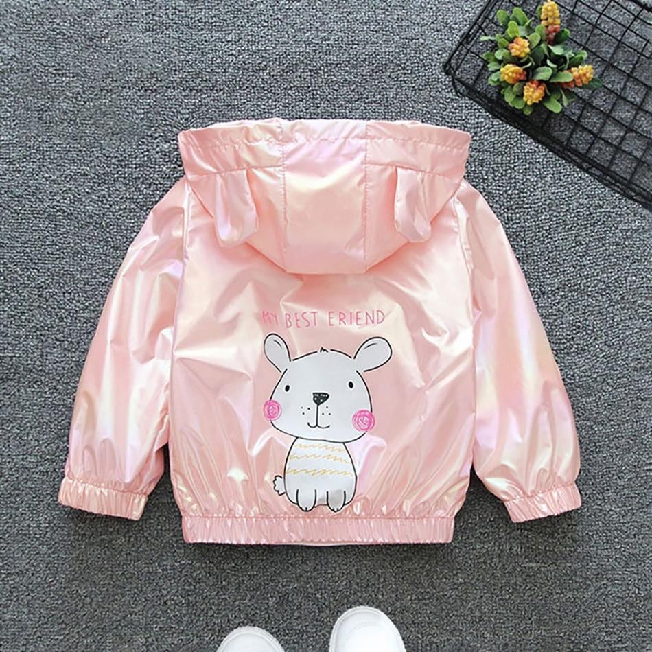 Autumn Girl Cartoon Animal Jacket Zipper Cardigan Coat