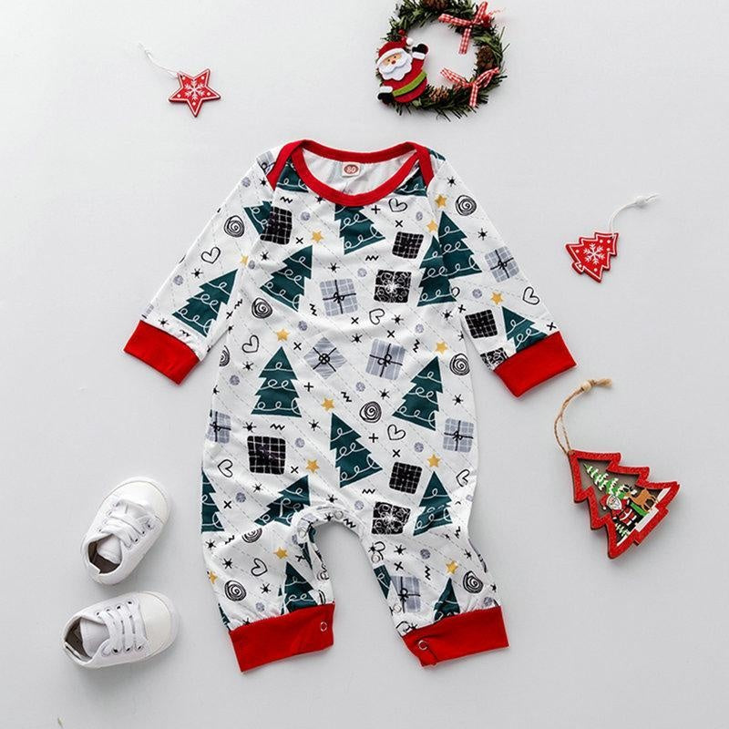 Christmas Family Matching Pajamas Parent-child Sleepwear Outfits