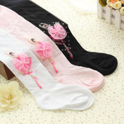 Girls Dancing Ballet Tights Pantyhose Cute Bowknot Stockings - MomyMall