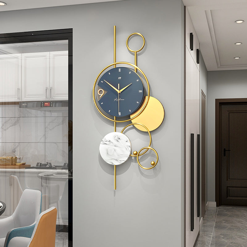 Modern Home Decor Metal Wall Clock - MomyMall