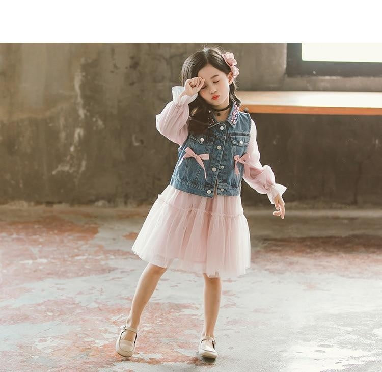 Girls Clothing Kids Dresses Casual Princess Teenagers For Girls 3-10 Years - MomyMall