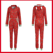 Christmas Family Matching Outfits Father Son Mother Daughter Romper Family Look Jumpsuit Pajamas - MomyMall