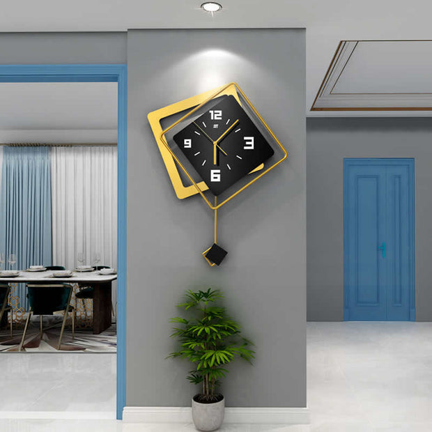 Luxuriöse nordische kreative Uhren für Wohnzimmer, Wanddekoration
