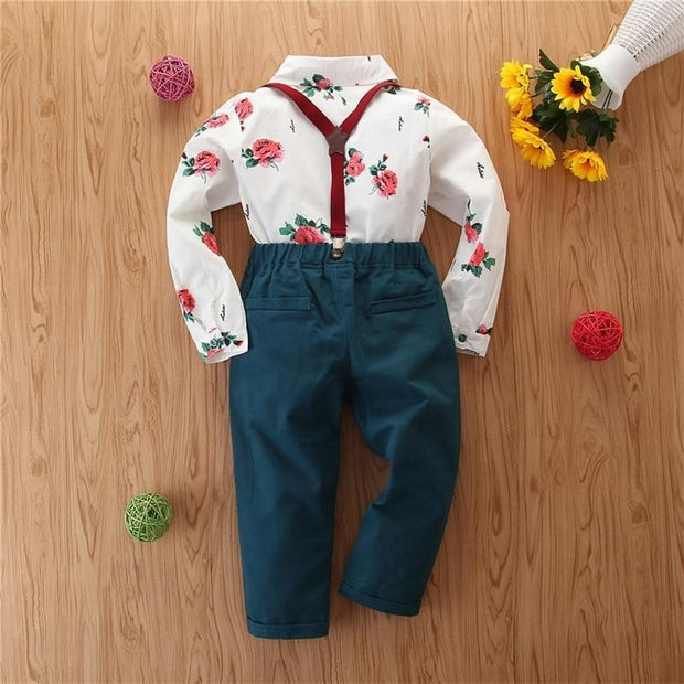 Baby Boys Set Cotton Long Sleeve Spring/Autumn 2 Pcs 3-24 Months - MomyMall