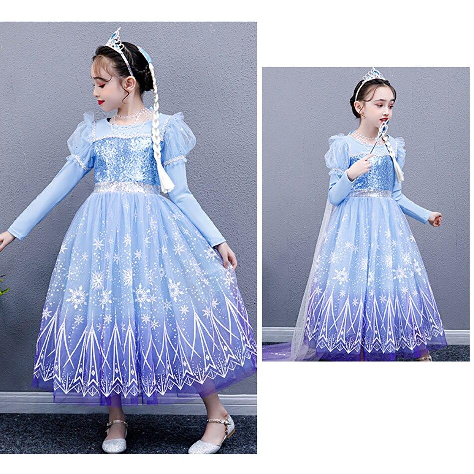 Girls Kids Long Sleeve Fall Winter Halloween Christmas Princess Dress - MomyMall