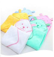 Kids Boy GirlCotton Towel Hooded Blanket Bathrobe Pajamas - MomyMall