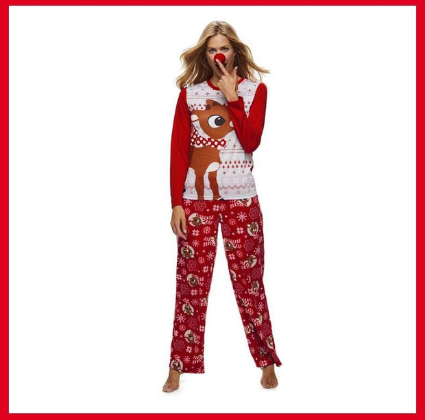 Family Matching Christmas Pajamas Matching Baby Romper Sleepwear Outfits - MomyMall