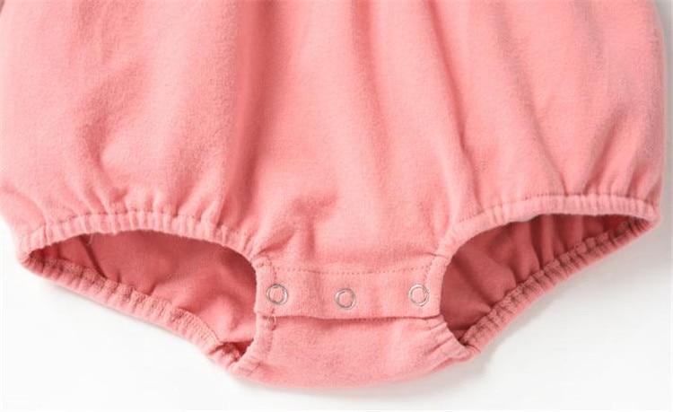 Baby Girl Newborn Long Sleeve Bodysuit Birthday Rompers Jumpsuits - MomyMall