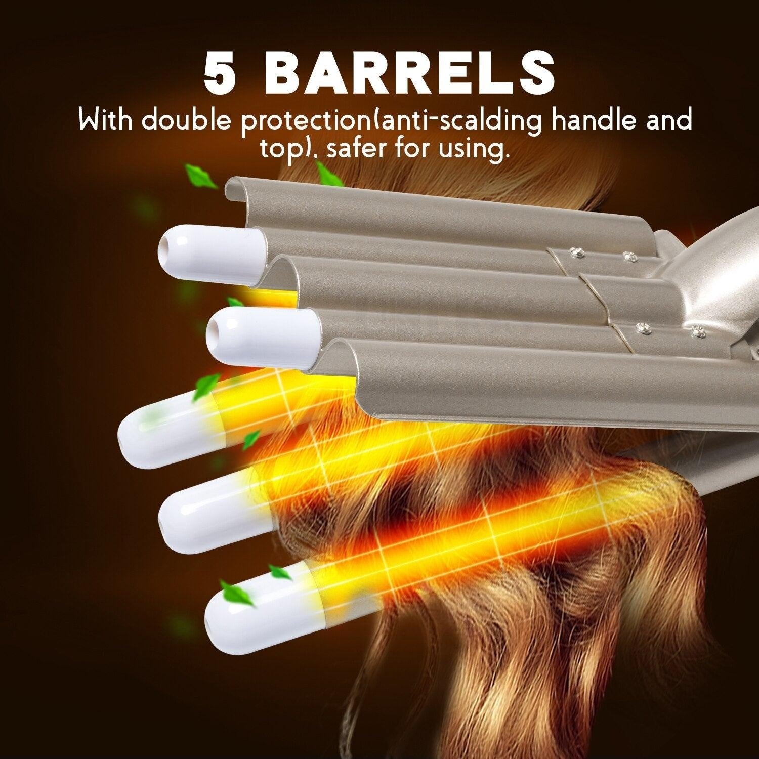 5 Barrel Curling Wand