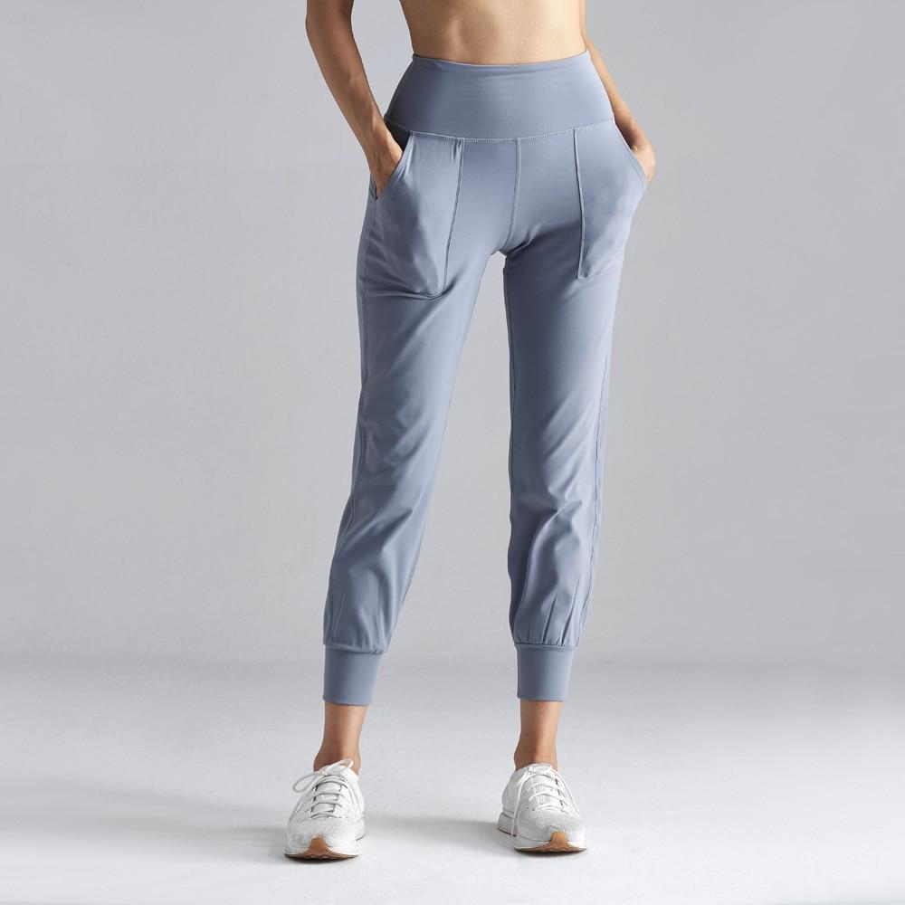 Yoga-Leggings mit hoher Taille und Taschen