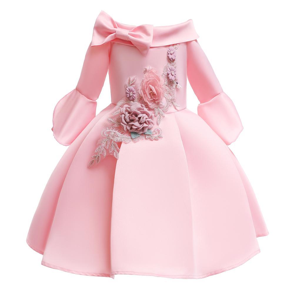 Girls Dress Embroider Elegant Tutu Princess Birthday Evening Dresses 2-10 Years - MomyMall