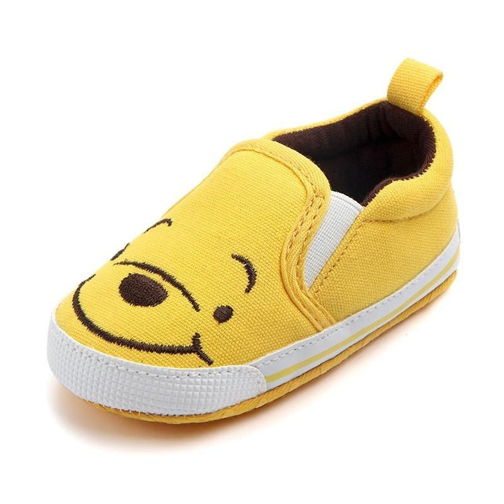 Toddlers Baby Canvas Soft Bottom First Walkers Anti-slip Shoes - MomyMall Yellow / 0-6 Months