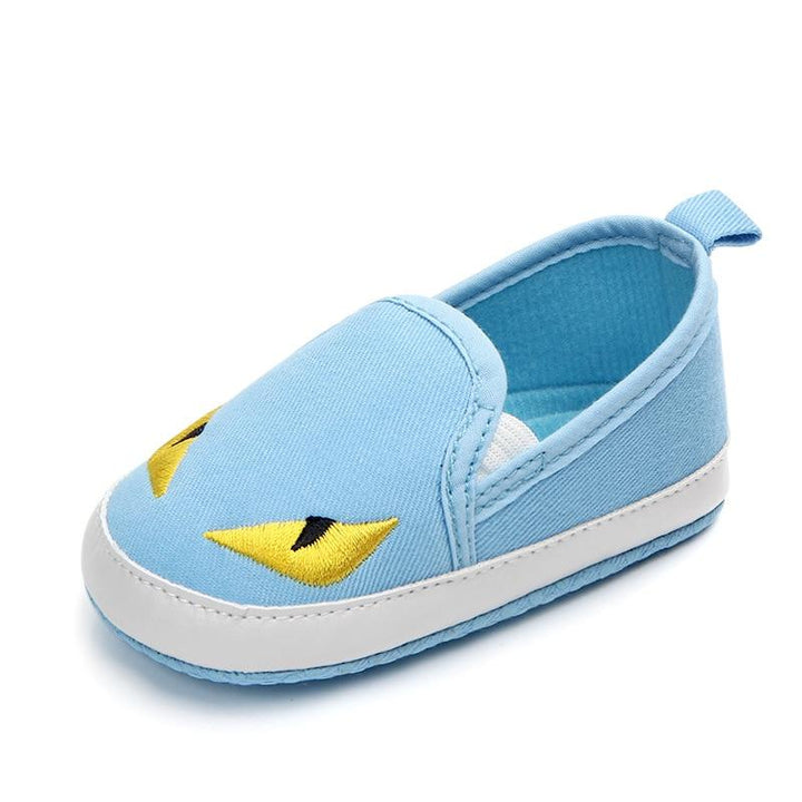 Toddlers Baby Canvas Soft Bottom First Walkers Anti-slip Shoes - MomyMall Sky blue / 0-6 Months