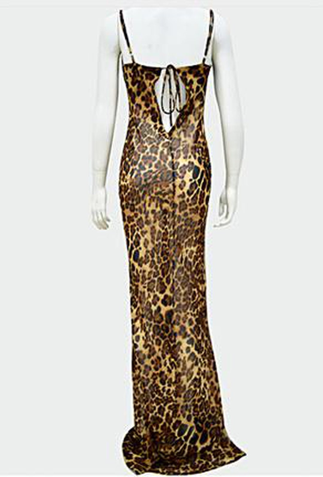 JESS - LEOPARD CHIFFON DRESS