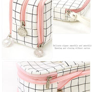 Pink & White Pencil Case - MomyMall