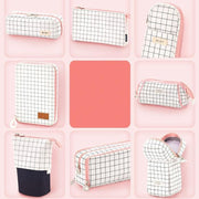 Pink & White Pencil Case - MomyMall