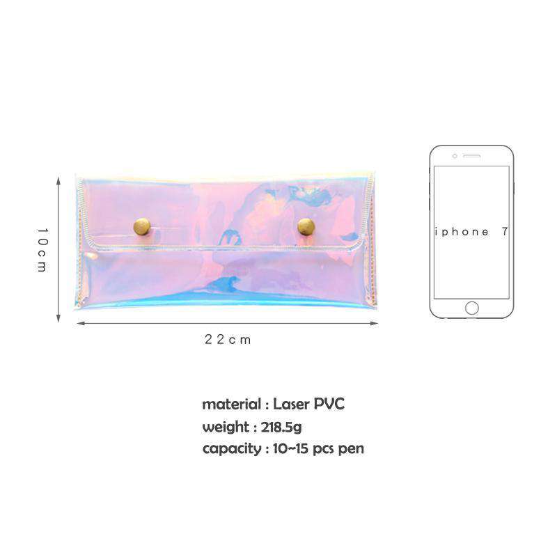 Transparent Laser Pencil Case - MomyMall