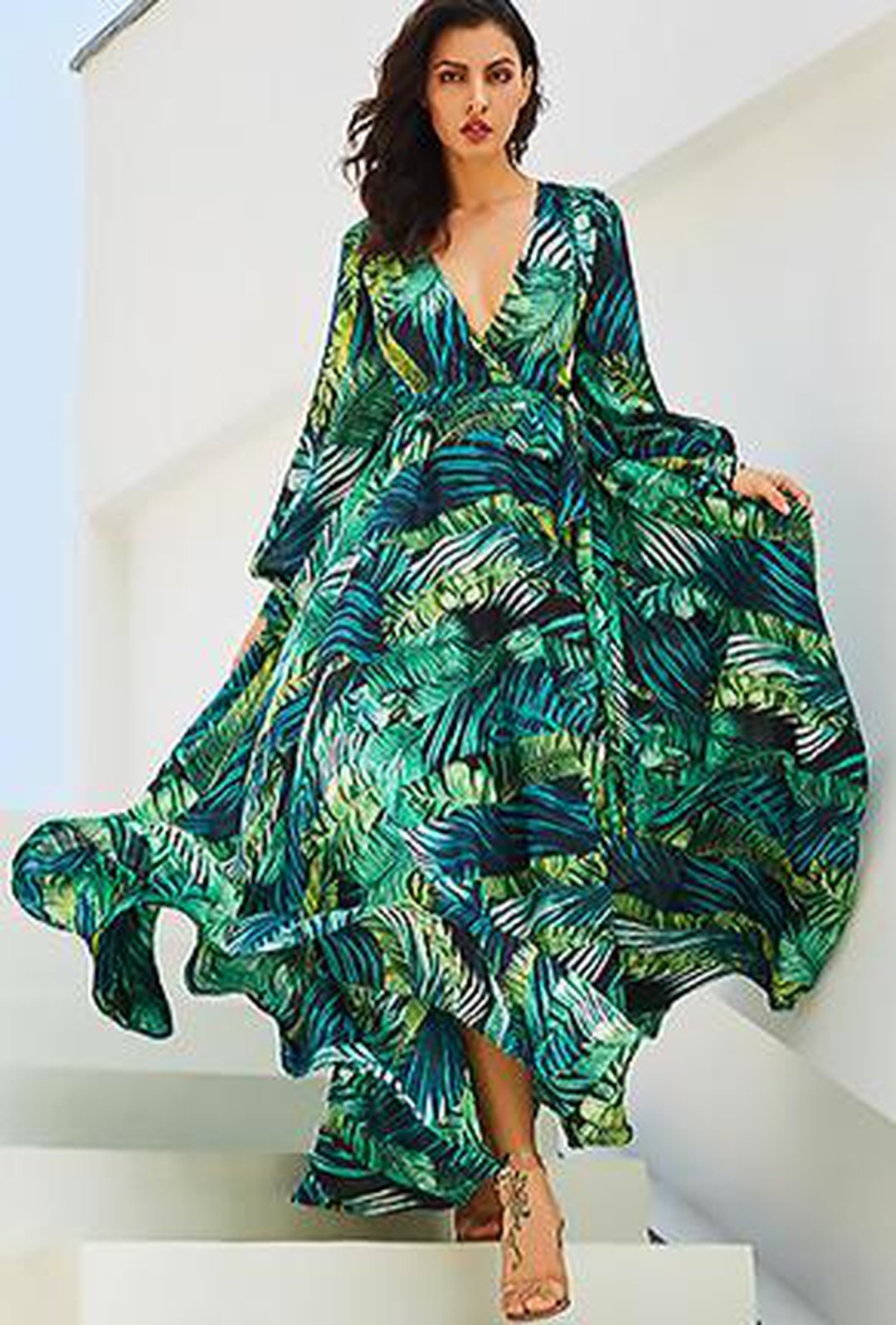 KAMALA - ROBE PRINT DRESS