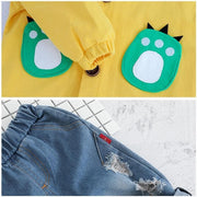 Kid Baby Boy Clothing Sets Cartoon Fashion Suit 3 Pcs 1-4 Y - MomyMall