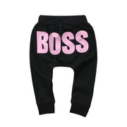 Kids Baby Boys Girls Fashion Letter Pants Trousers