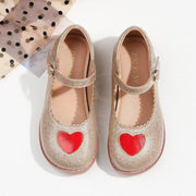 Enfants Filles Princesse Chaussures Bas Chaussures En Cuir Chaussures Simples