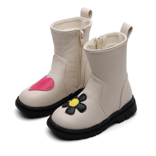 Kids Knee High Boots Autumn Winter Princess Fashion Shoes - MomyMall