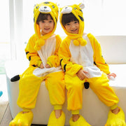 Pyjama une pièce pour enfants garçon fille hiver chaud pyjama dinosaure en flanelle 2-12 ans 