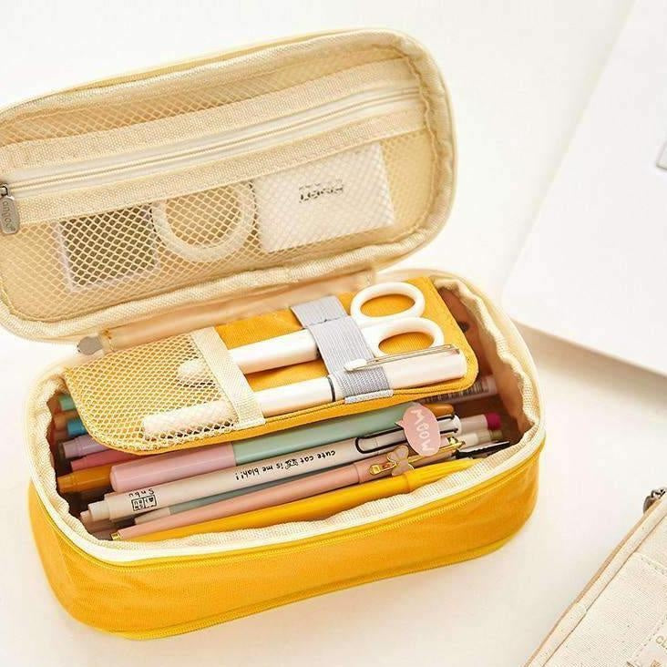 Block Color Stationery Case - MomyMall