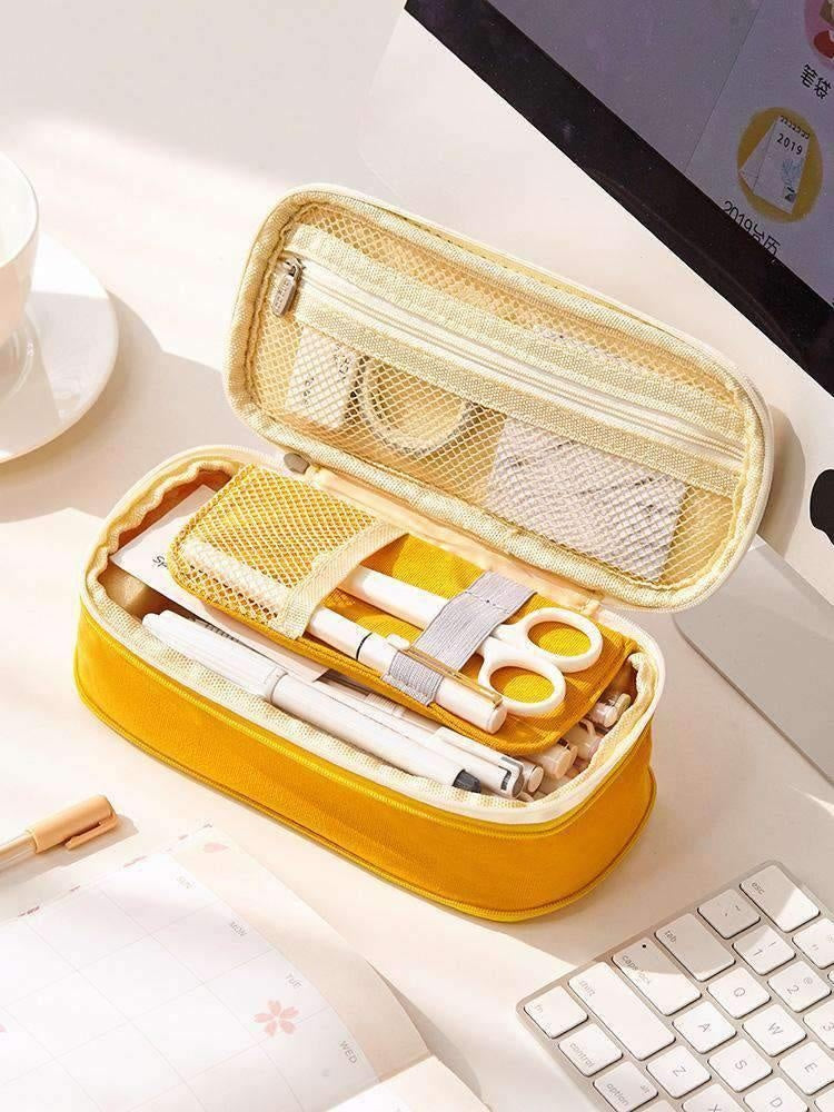 Block Color Stationery Case - MomyMall