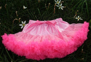 Girls Fluffy Chiffon Solid Colors Tutu Christmas Dance Skirt 2-10 Years - MomyMall