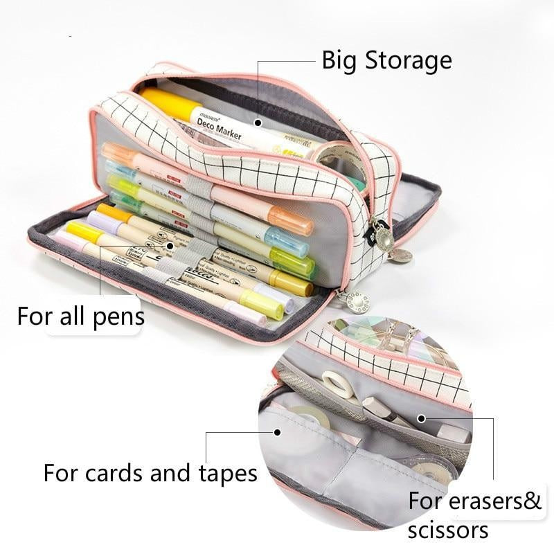 Triple Zip Stationery Organiser